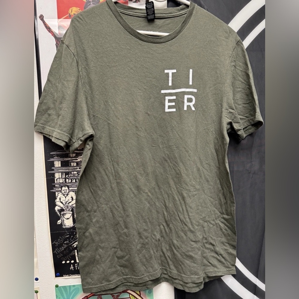 TIER Large Shirt On District Punk Emo Post-Rock Post-Hardcore CTHC